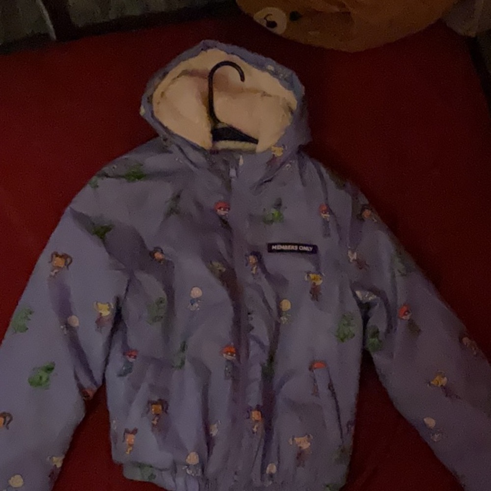 Members Only Purple rugrats Jacket